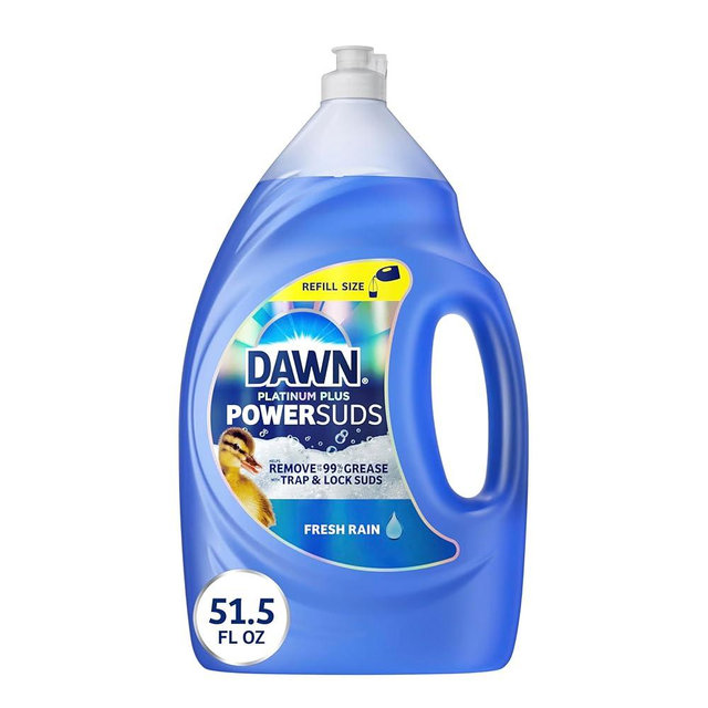Dawn Platinum Plus PowerSuds Liquid Dish Soap, 51.5 oz. Refill