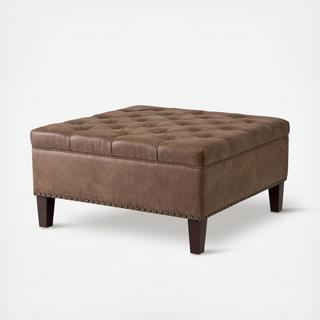 Lindsey Tufted Square Cocktail Ottoman
