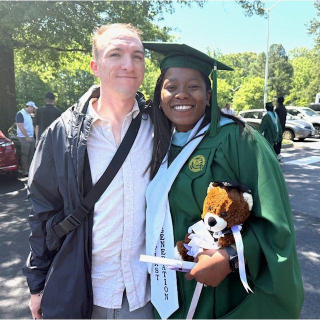 Bria got her second Masters!