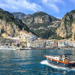 Boat tour on the Almafi Coast