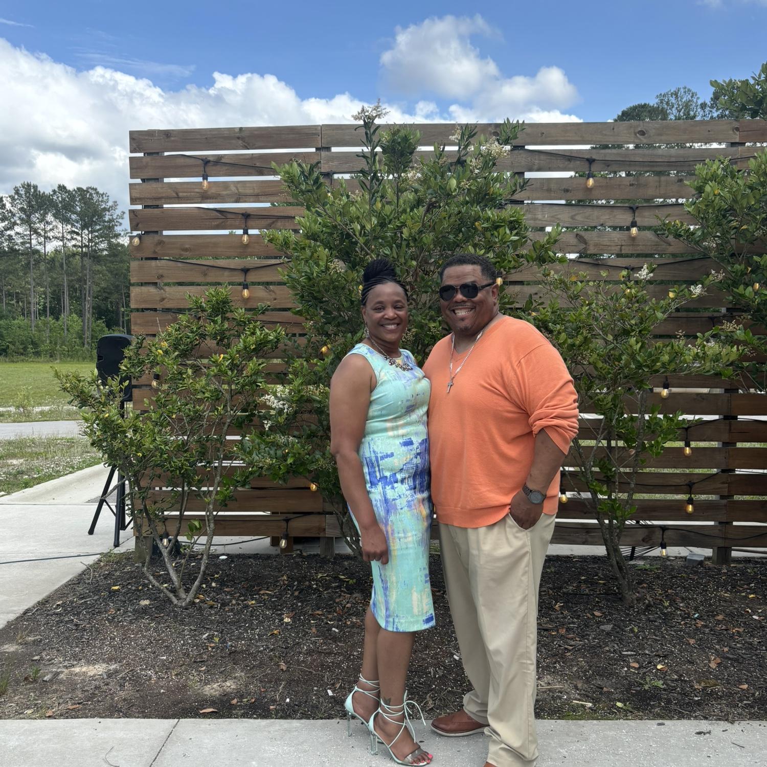 Babe!!! We are in our wedding color… well will you look at that!!