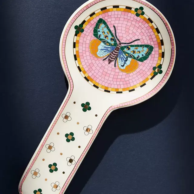 Bistro Garden Tile Spoon Rest