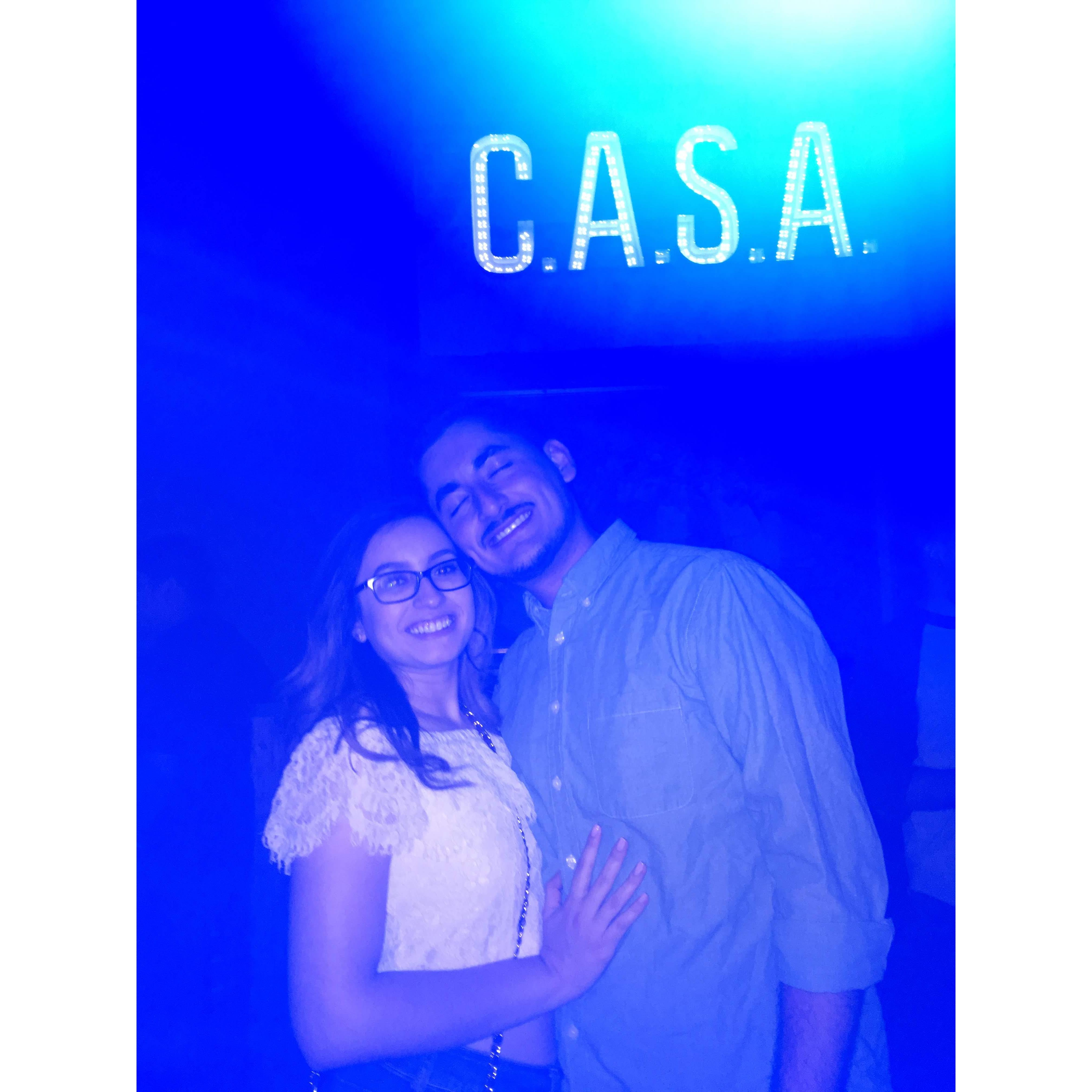 First picture of us!
