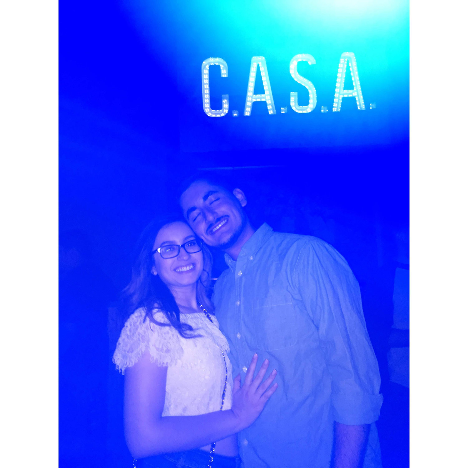 First picture of us!