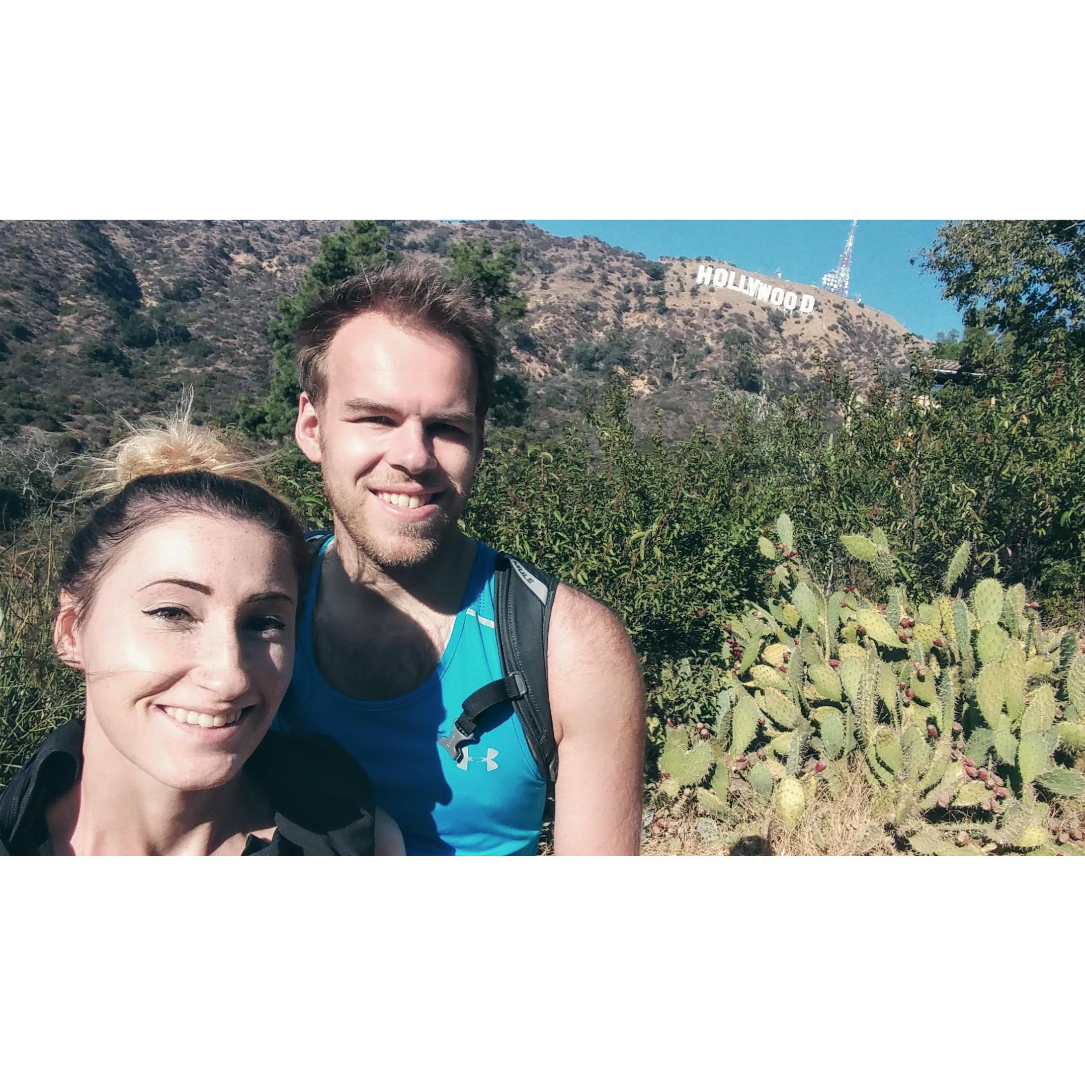 Hiked to the Hollywood sign! Big California trip this last November still is so fun to look back on!