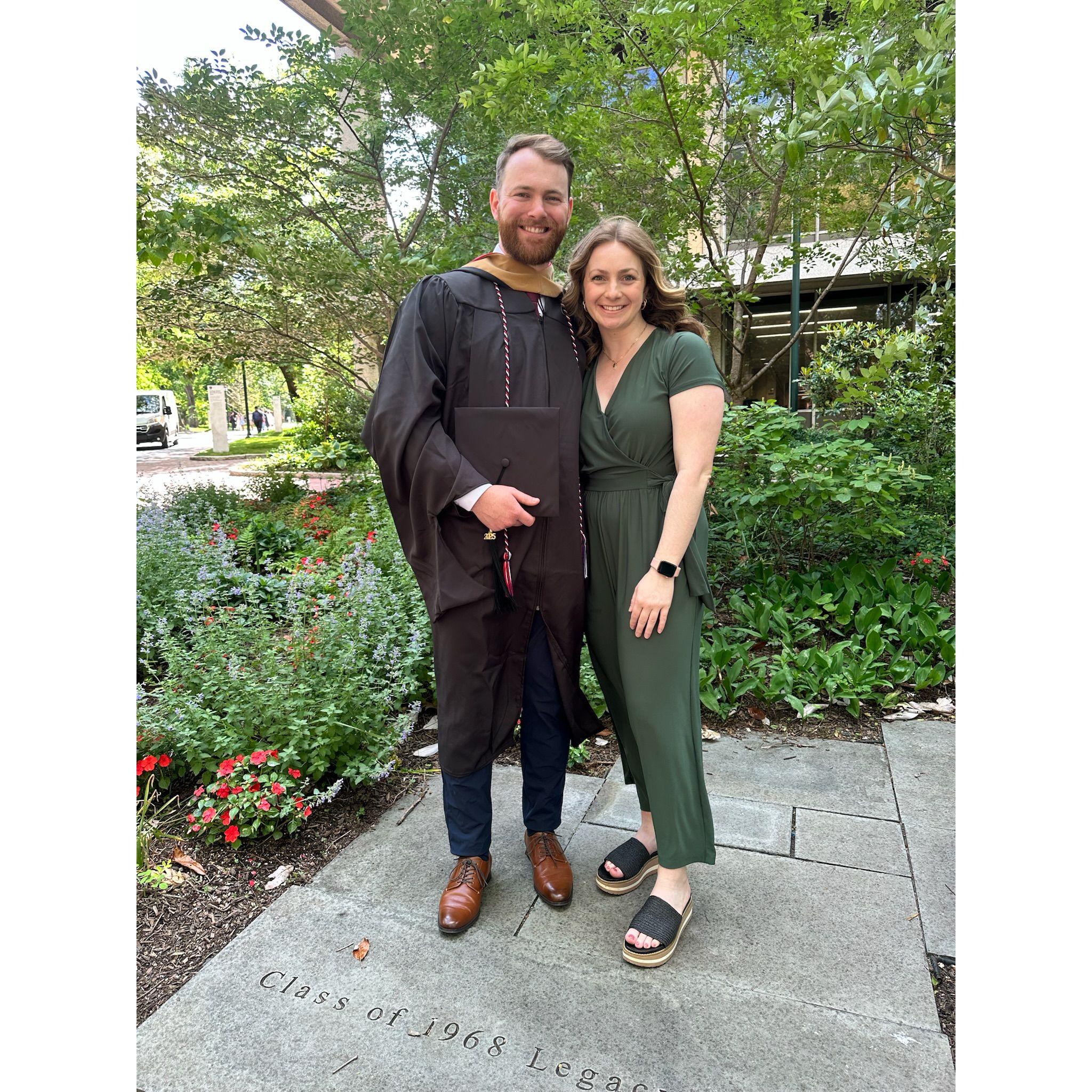 Eli's graduation from Wharton with his MBA (May 2025)