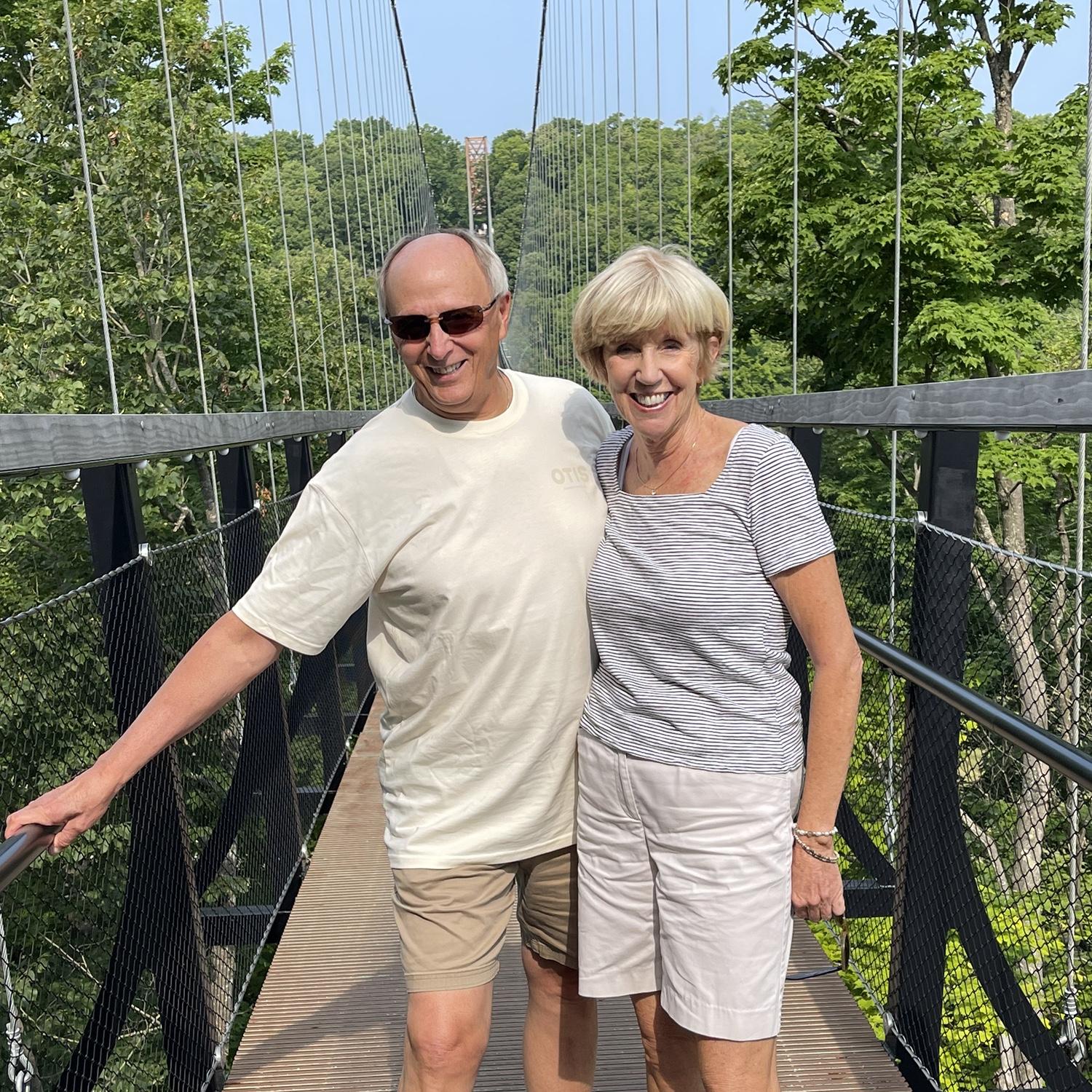 Boyne Mountain Sky Bridge. August, 2024.