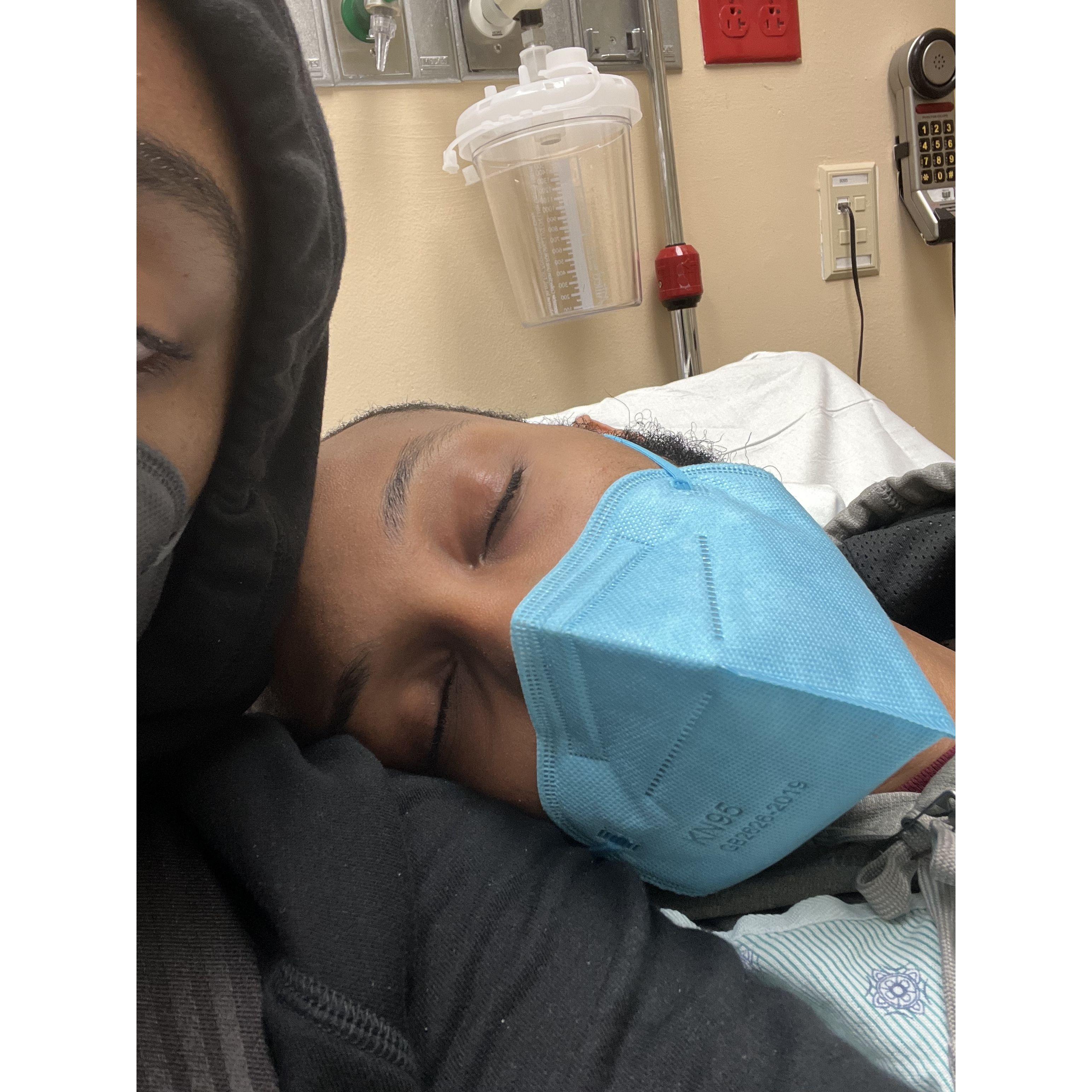 One of Antwon's several hospital visits lol