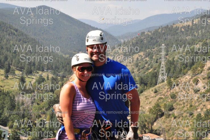 Zipline adventures in Haley's town.