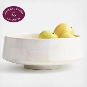 Crate and Barrel Katin Centerpiece Bowl
