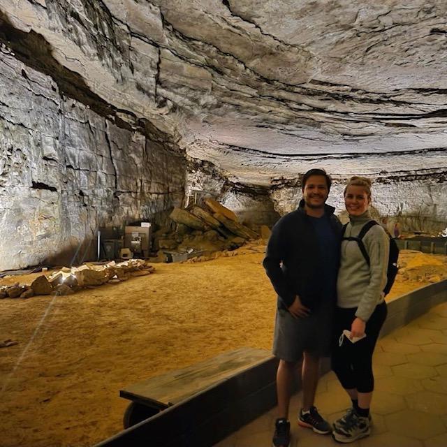 At Mammoth Cave in Kentucky.

En Mammoth Cave en Kentucky.