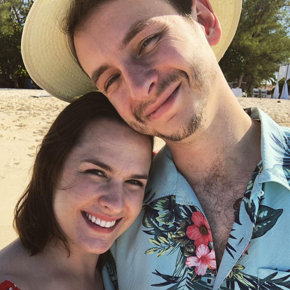 This was our first trip together. To the beach! It's also where Cat realized Duncan is perfect and is ok with her drunken kleptomania.
