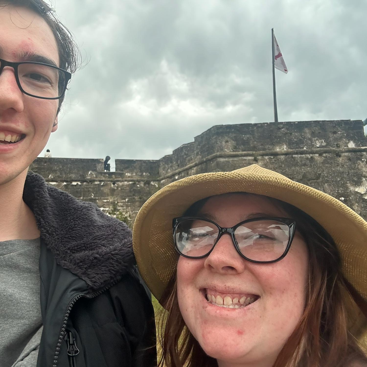 Rainy day photo from the Castillo de San Marcos, one of the oldest forts in America! Located in St. Augustine, FL, we stopped on part of the roadtrip back to NJ!