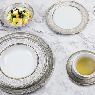 Giada 57-Piece Porcelain Dinnerware Set, Service for 8
