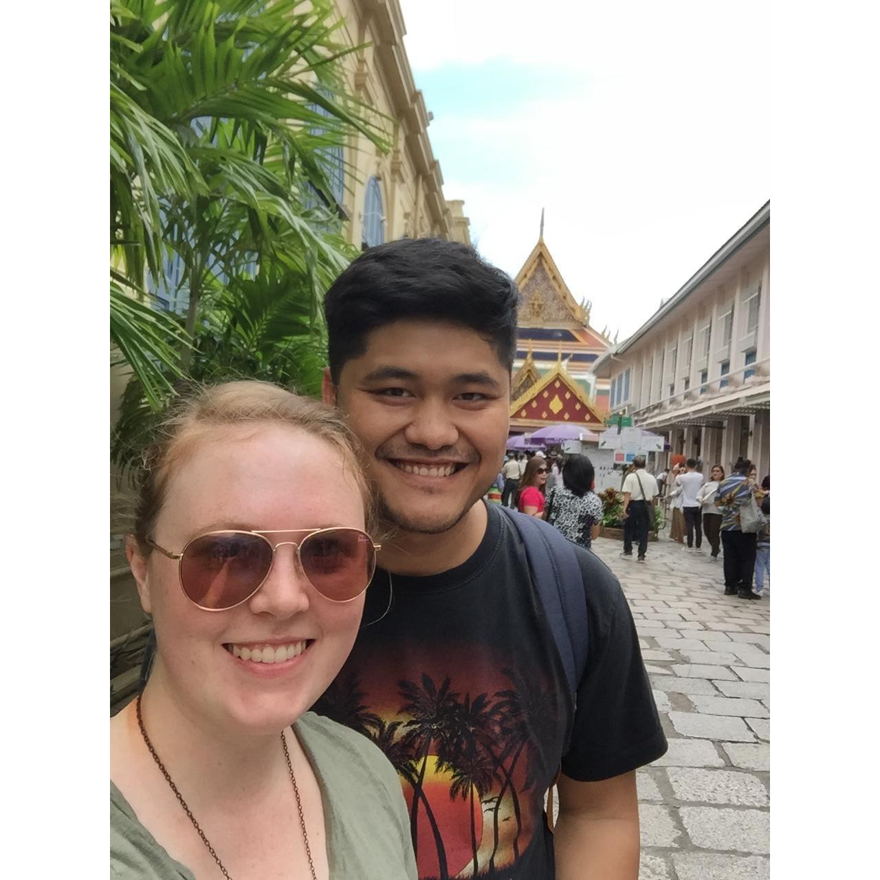 Visiting Thailand in December 2017. This was Sarah's first time in Thailand.