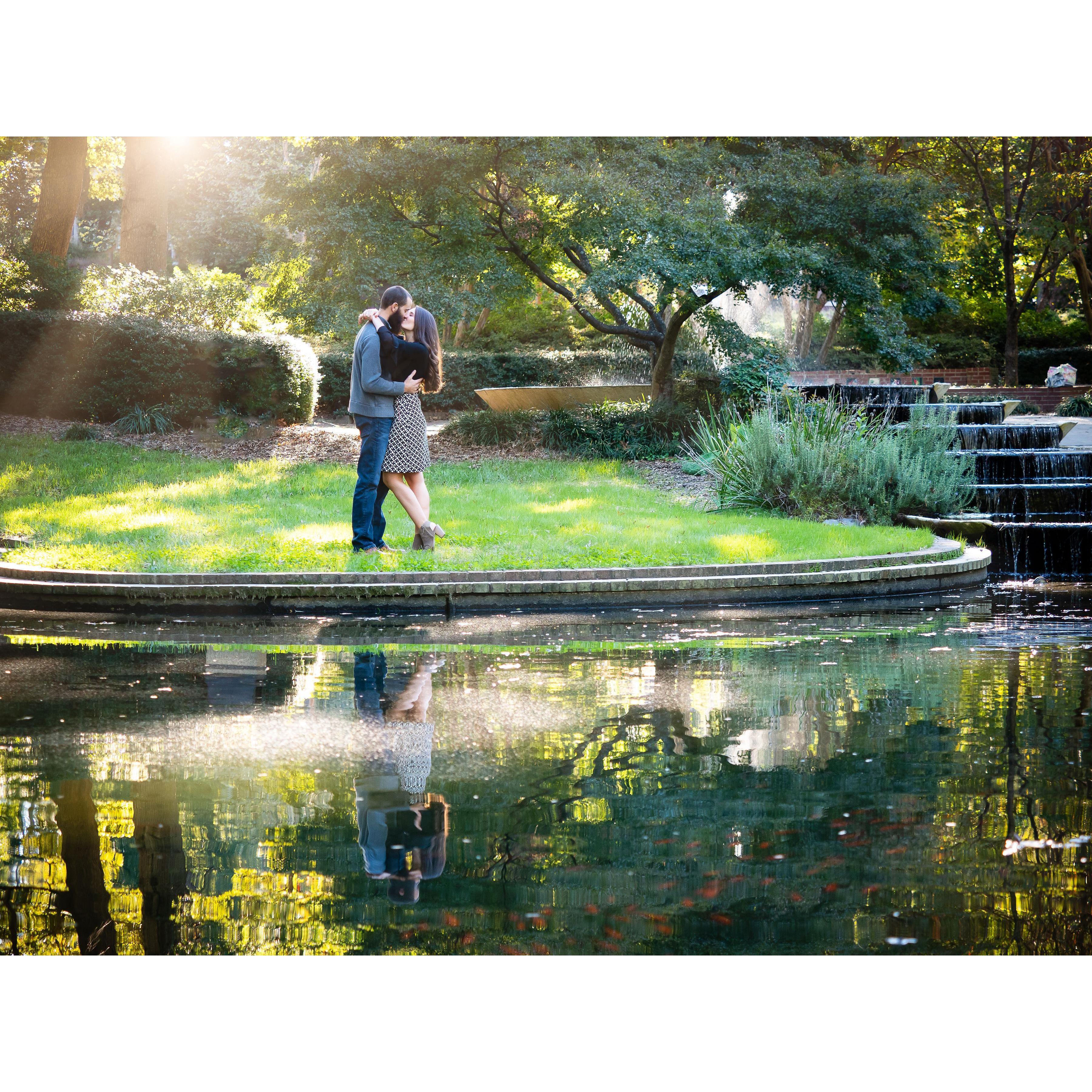 November 2018 - just one of the photos from our Engagement photo session