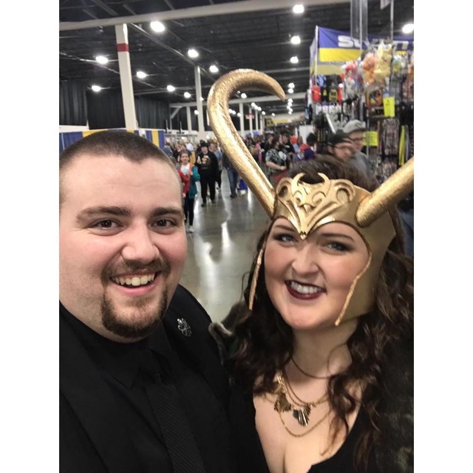 First comic con experience, Megan was Lady Loki and Walter was a shield agent