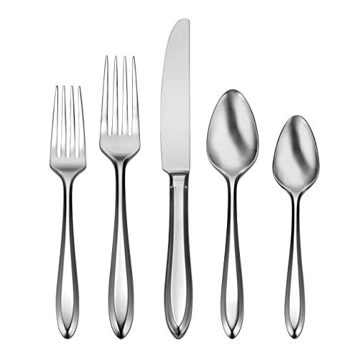 Oneida Patrician 45 Piece Fine Flatware Set, 18/10 Stainless, Service for 8