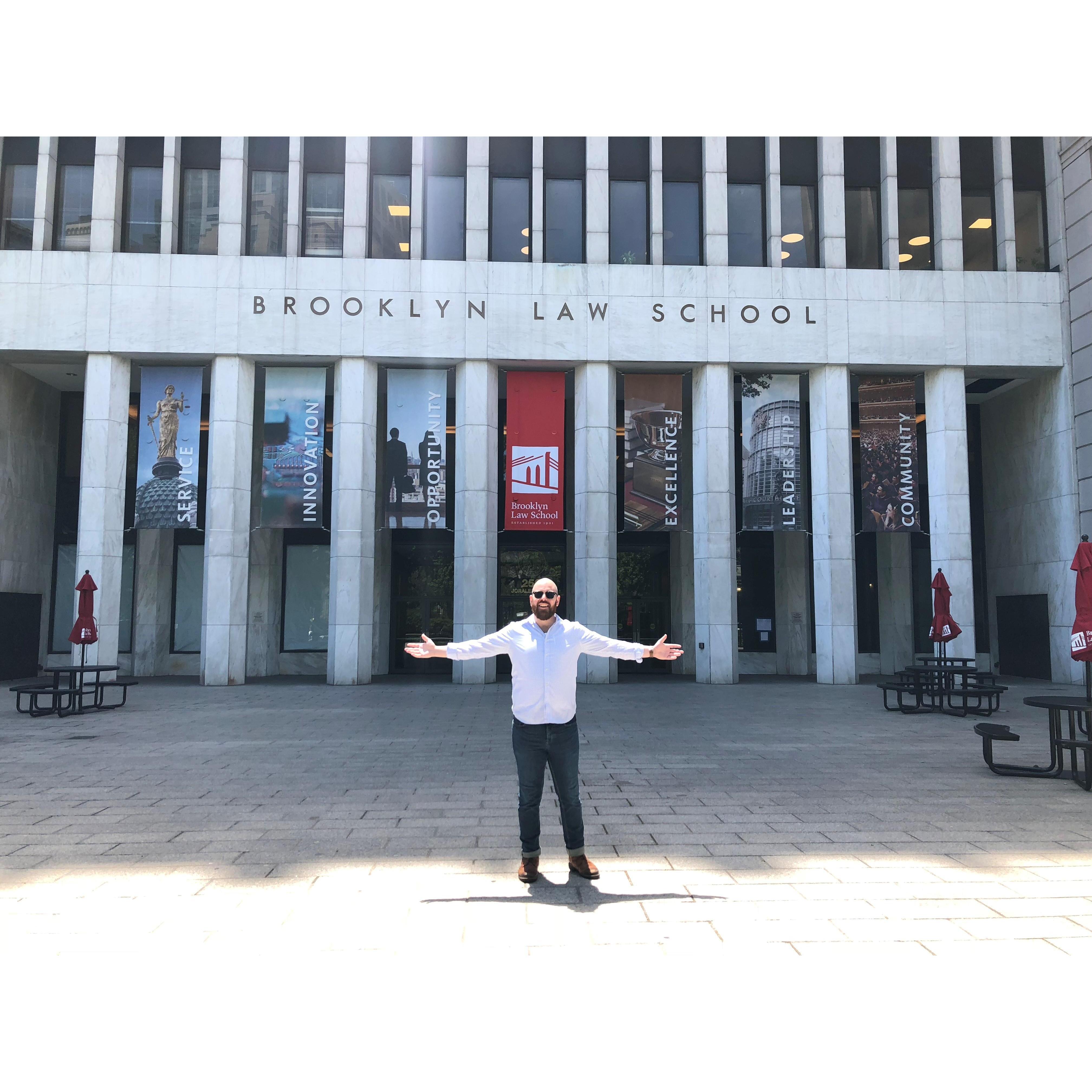 @BLS - Before meeting Kate, Mike had graduated from Brooklyn Law School and was eagerly awaiting his bar exam results. Little did he know, a lady lawyer from UES would soon enter his life.