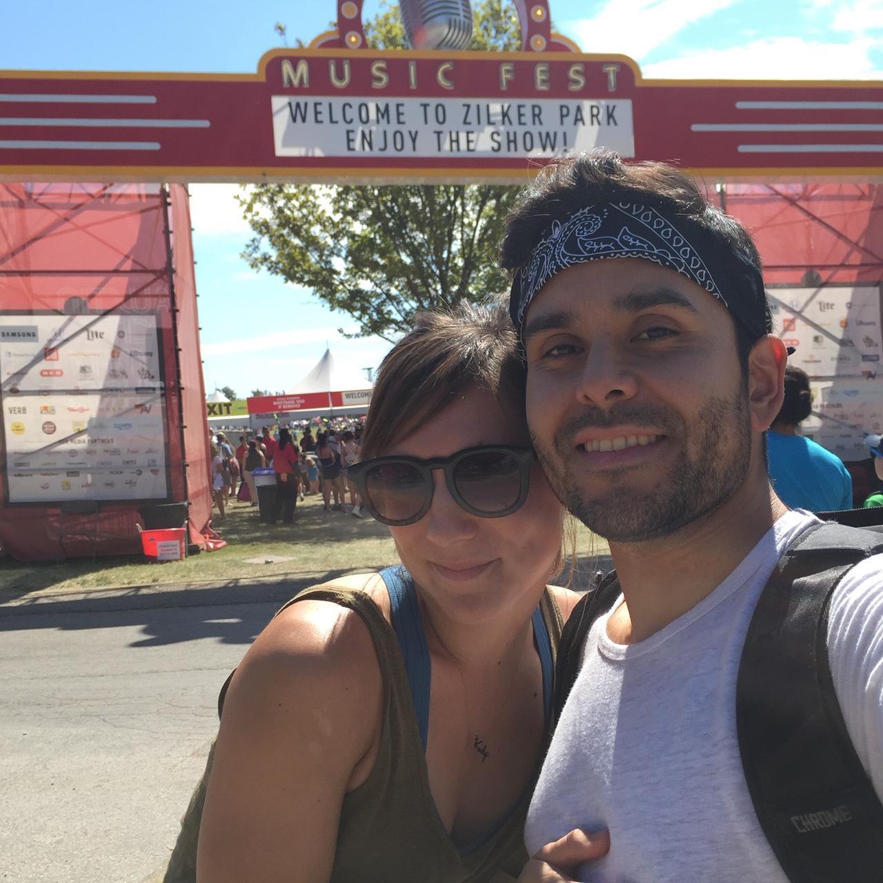 Our first time at Austin City Limits.