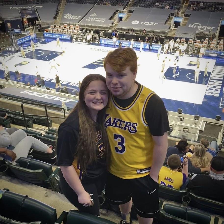 Our first NBA game, May 2021