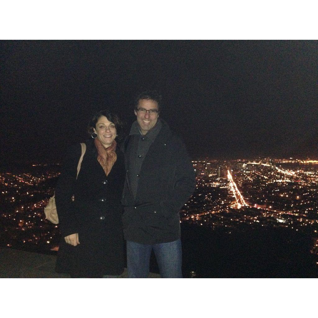 2013, "Round 1", a ride up Twin Peaks on Monika's scooter.