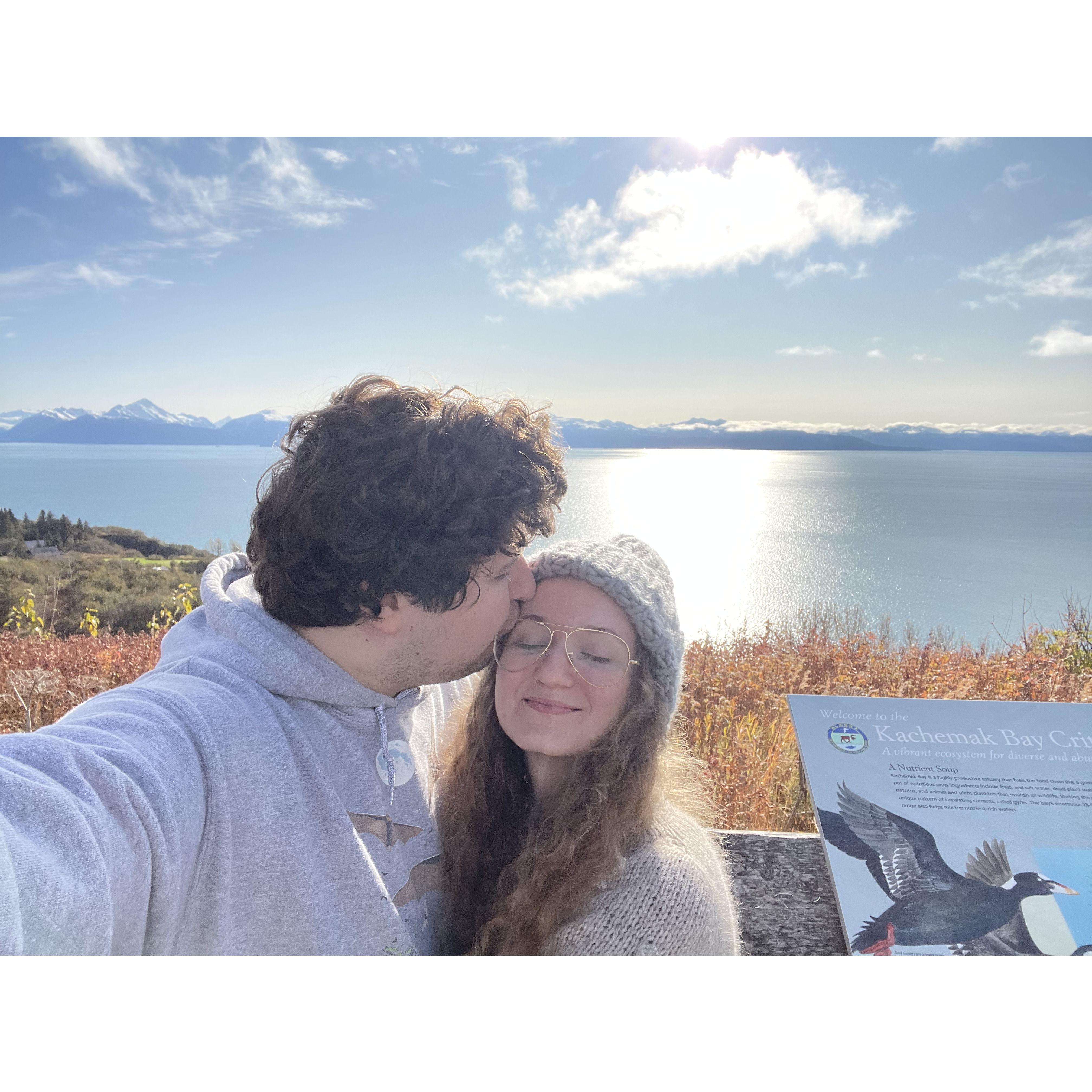 Homer Visitor Centre overlooking Kachemak Bay
