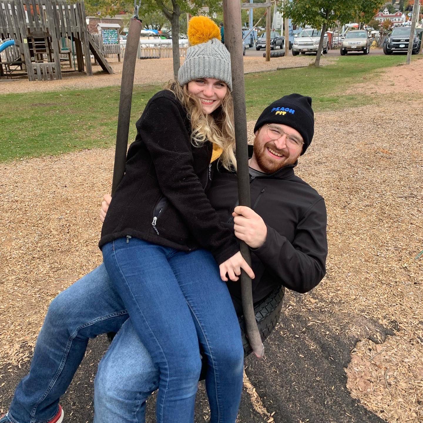 Celebrating the yearly stop at Applefest 🍎
