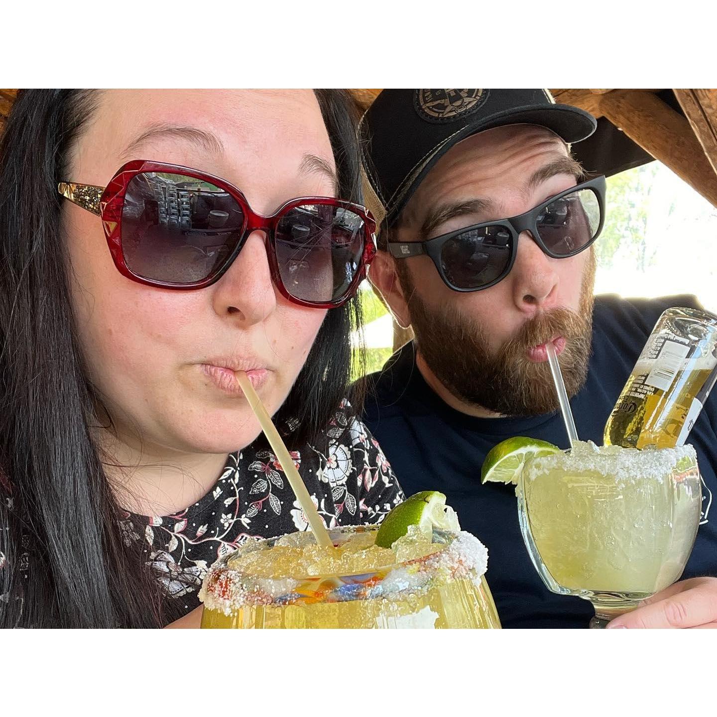 It's not a vacation without a good margarita.