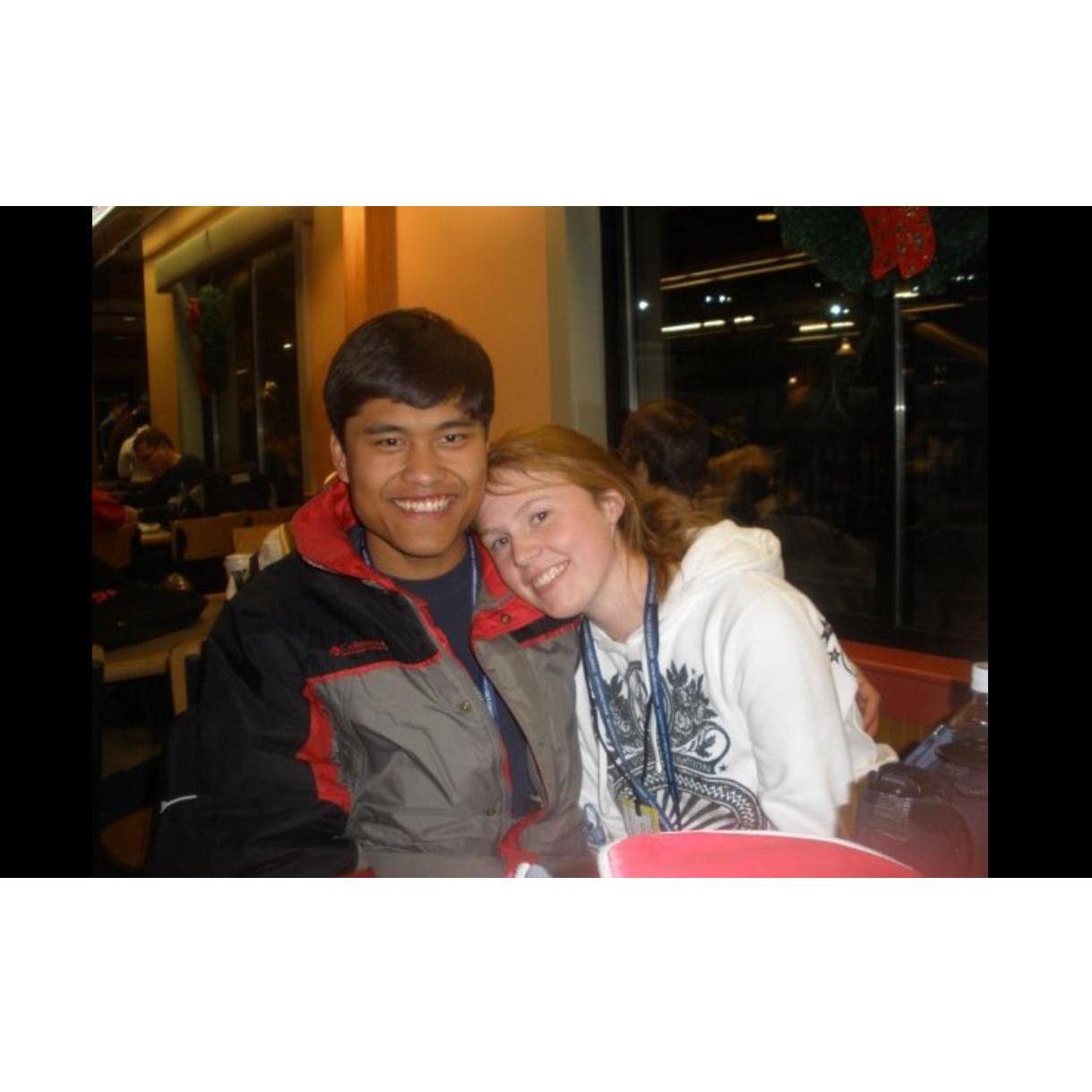 January 2009: Sarah was in Ski club. Peter would meet her at Mt. Wachusett to go skiing with her and his cousin Steph. They loved to race each other to see who skied fastest down the mountain.