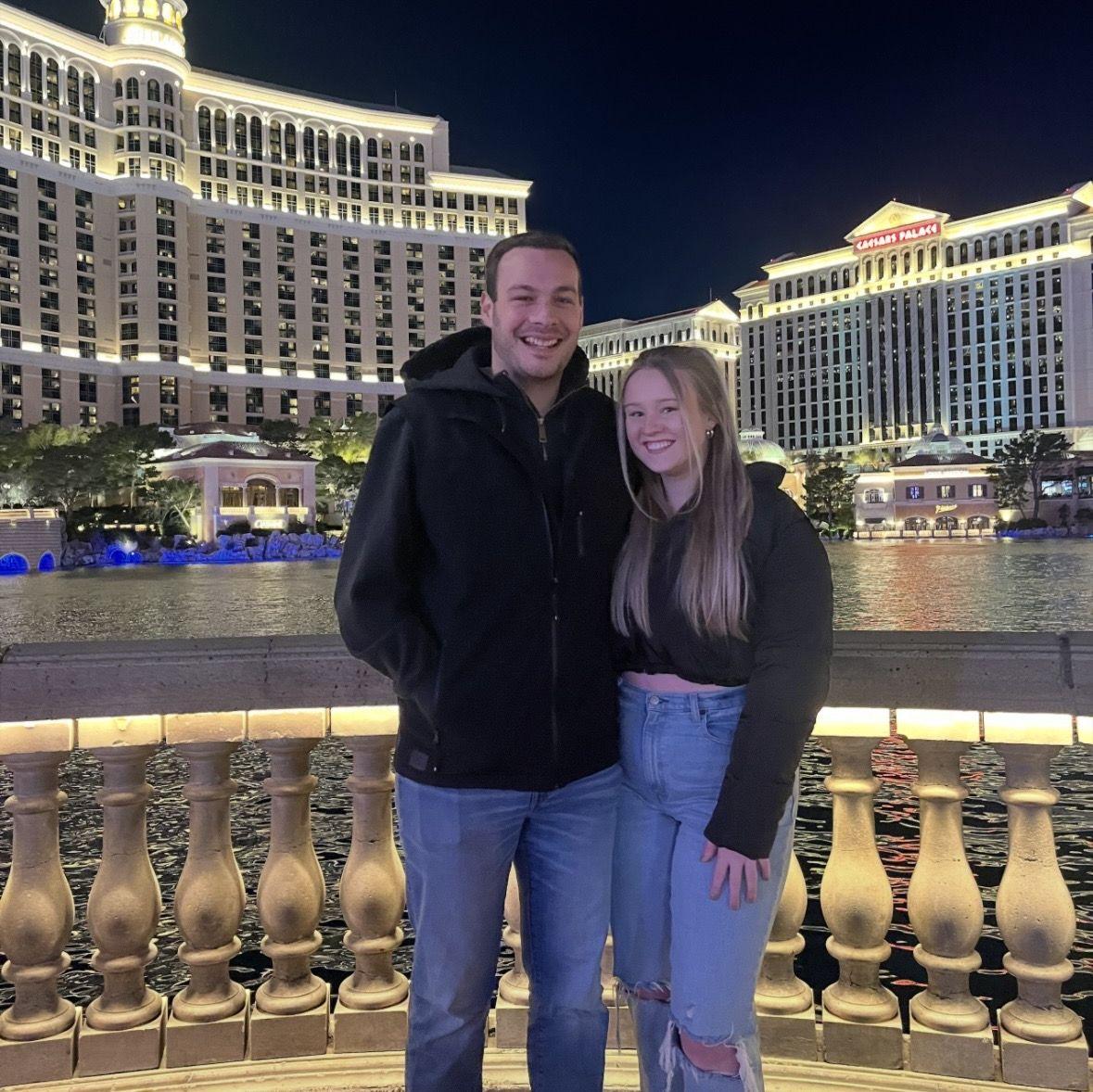 Hunters first trip to Vegas to visit Alyssa's family!