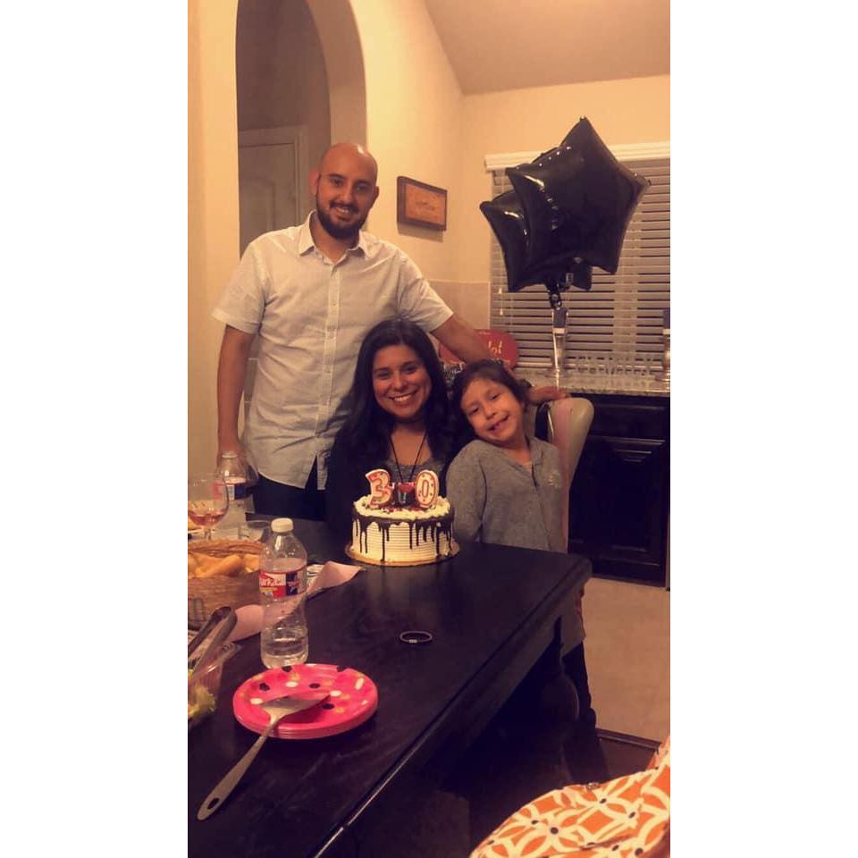 Rosanna's 30th birthday. Jan. 2019.