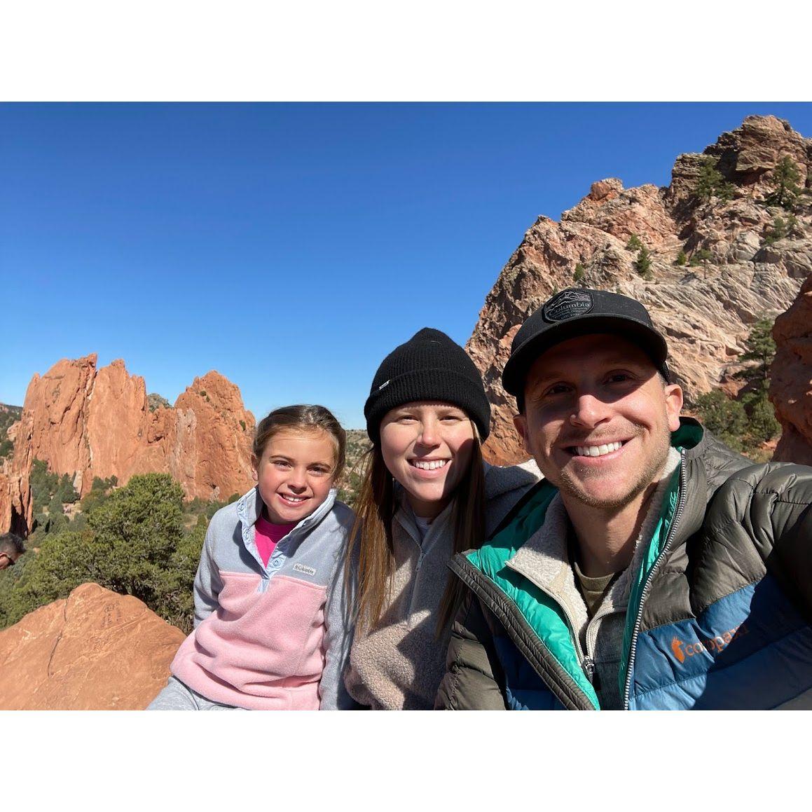 Ella's first trip to Colorado with Dax and Cassie.
