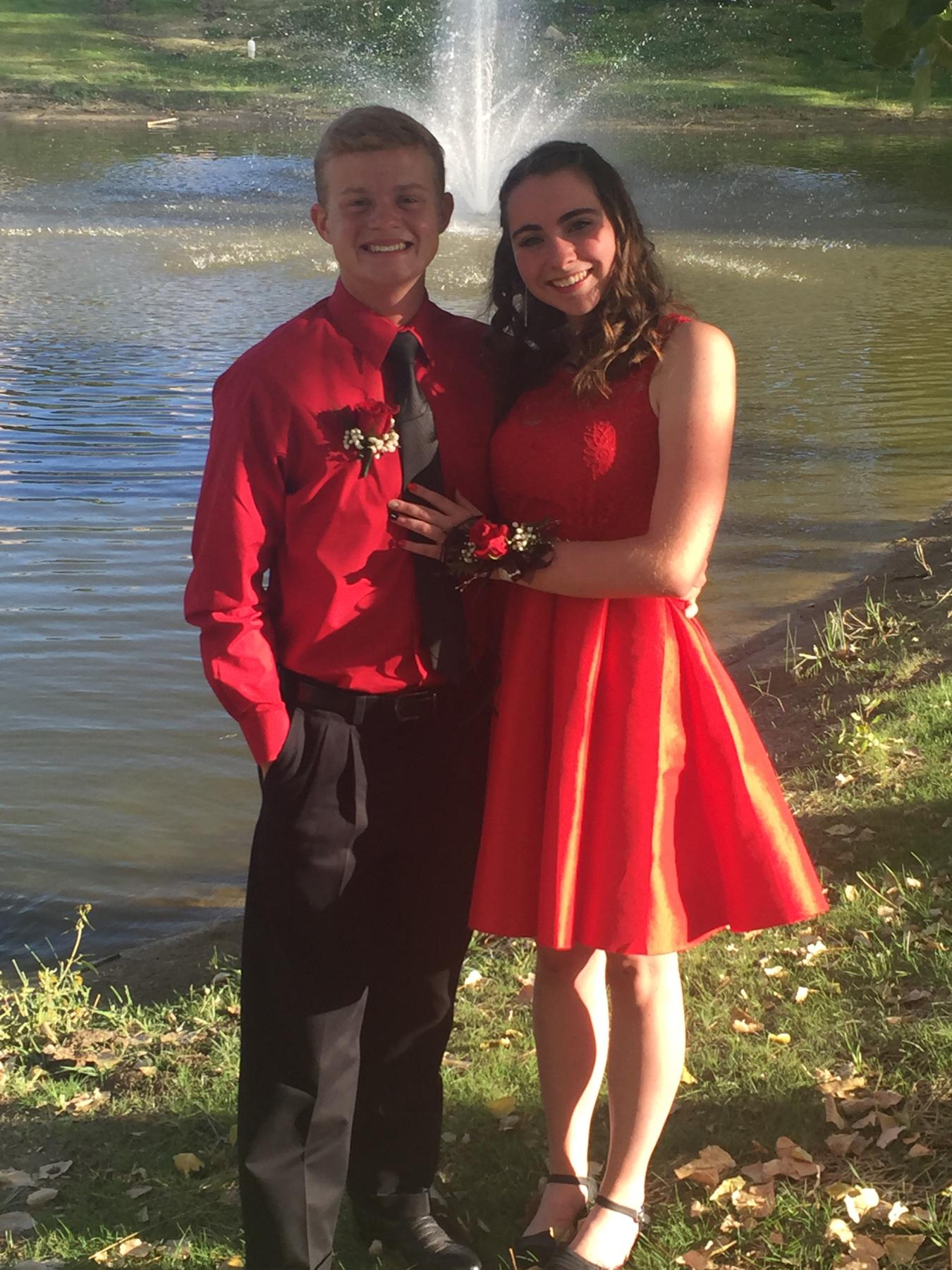 Our first homecoming together
