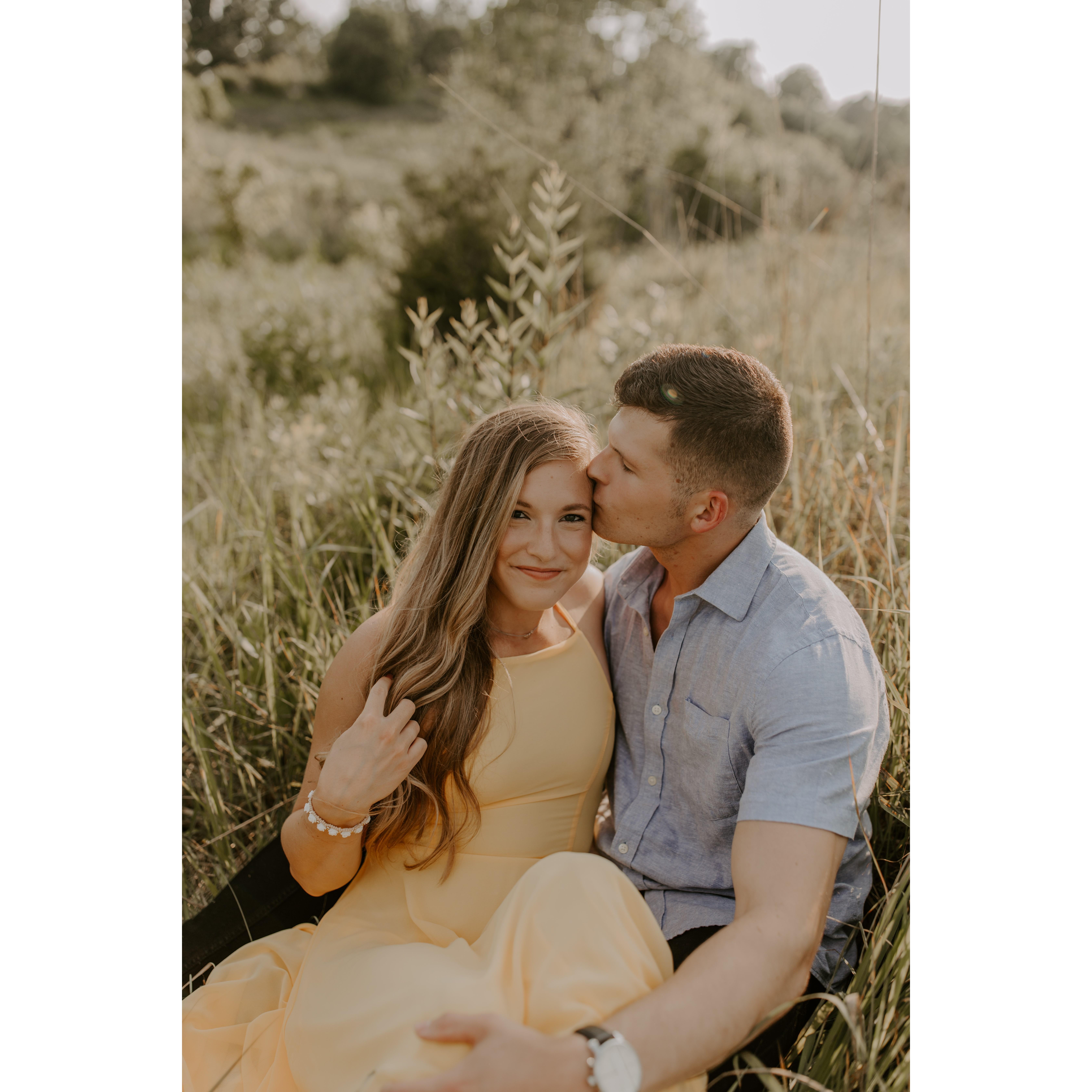 This is one of the engagement photos we took during the summer of 2021.