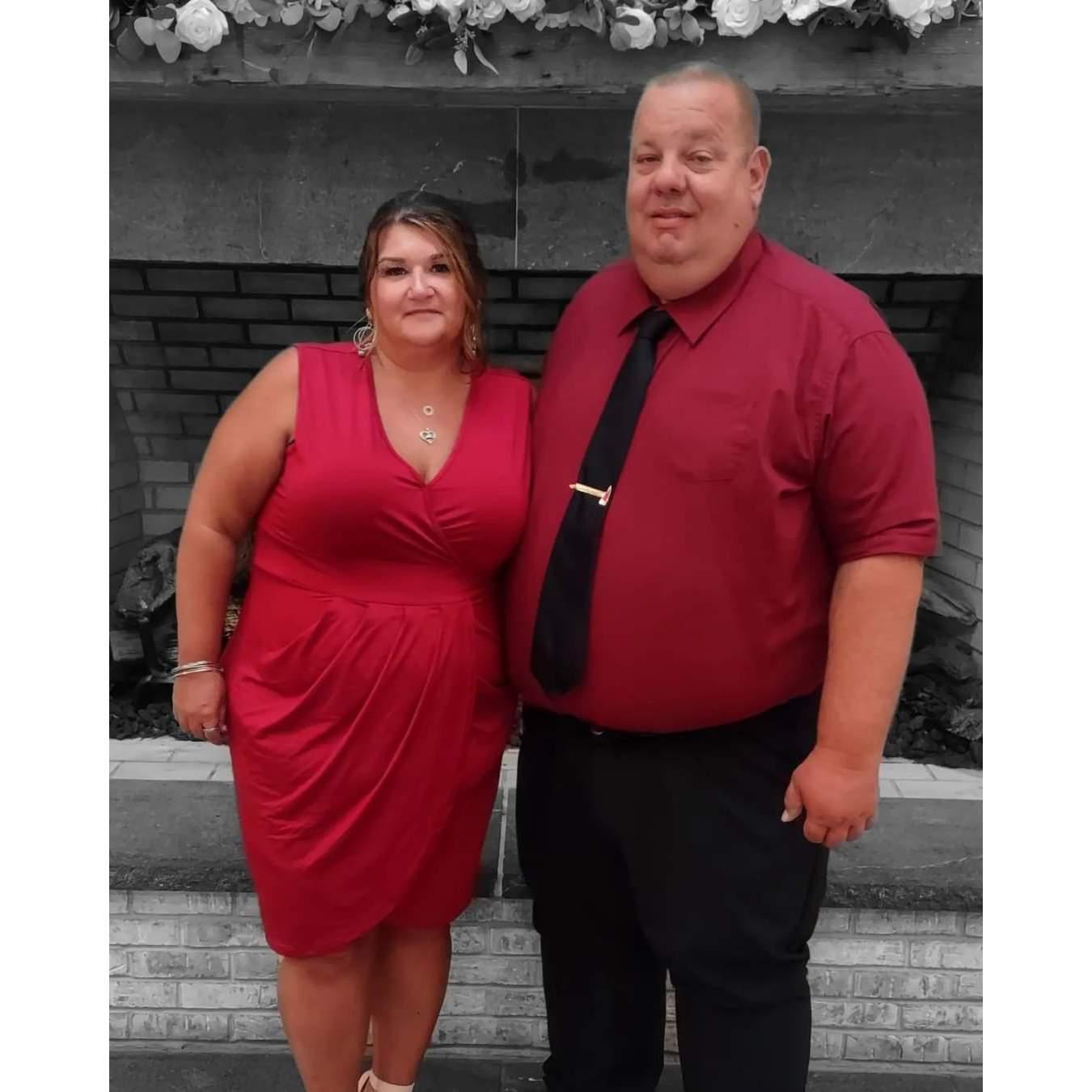 Lyndsay and Owen's wedding August 2022 just prior to our engagement