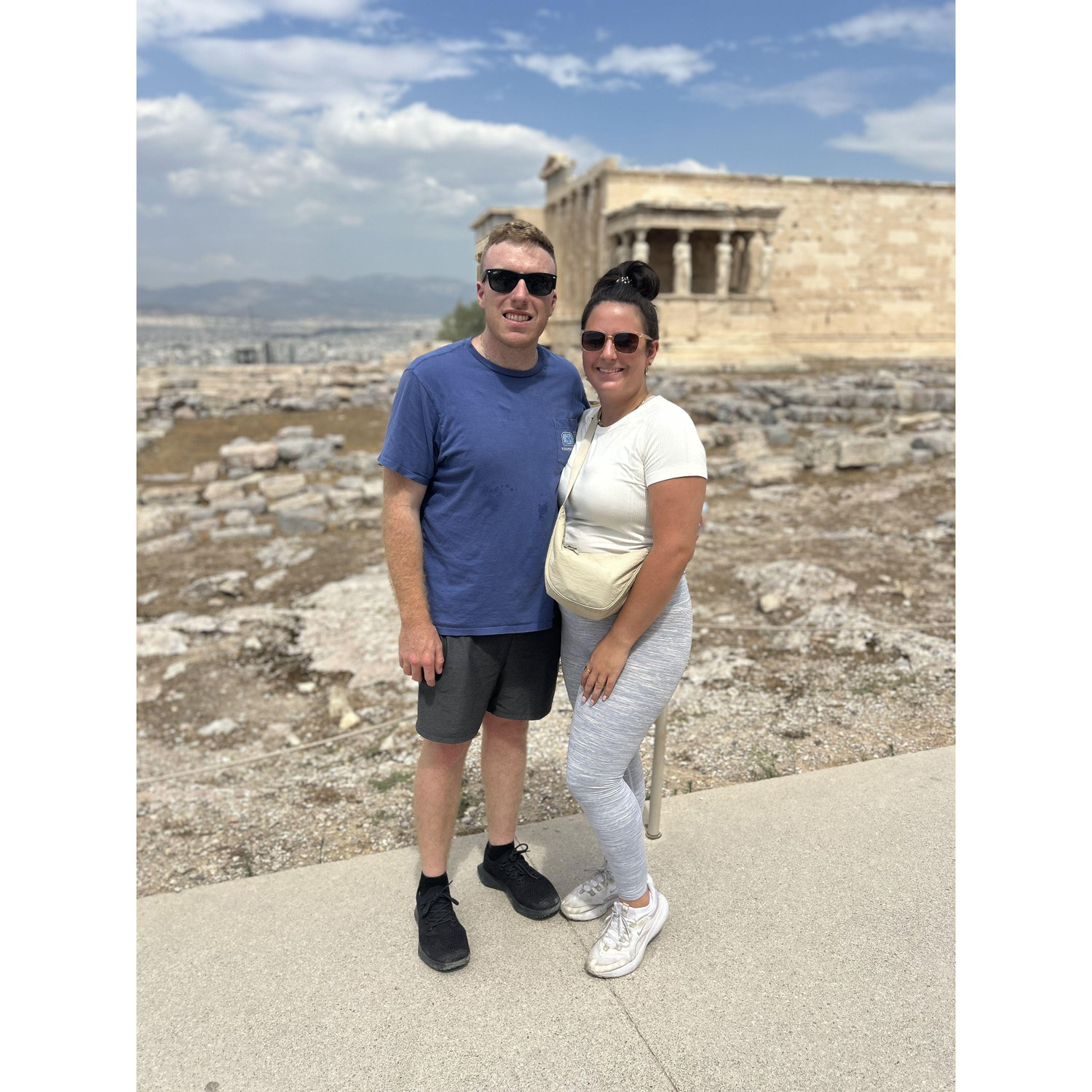 Talia's first time in Greece with the Donahue family!