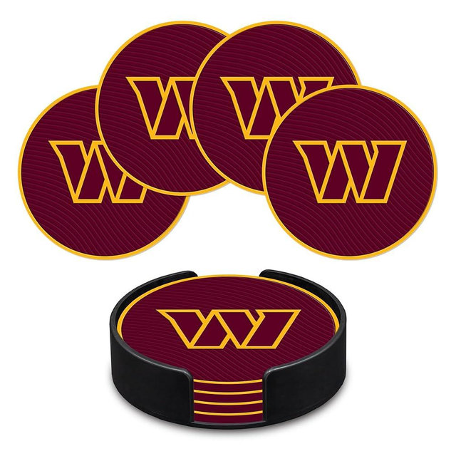 Rico Industries NFL Football Classic Favorites: PVC Coaster Set (4-Pack)