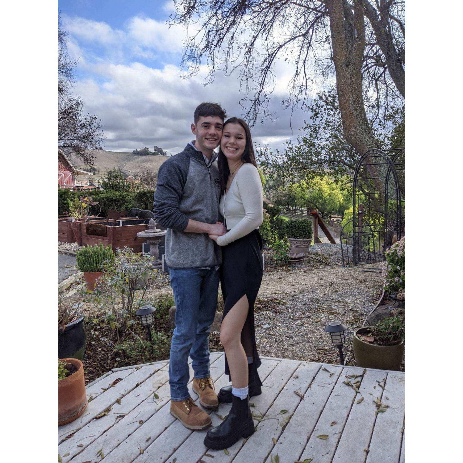 The pair has a tradition of getting Ben & Jerry's ice cream on their anniversary. They went to a special location in Oakland this day!