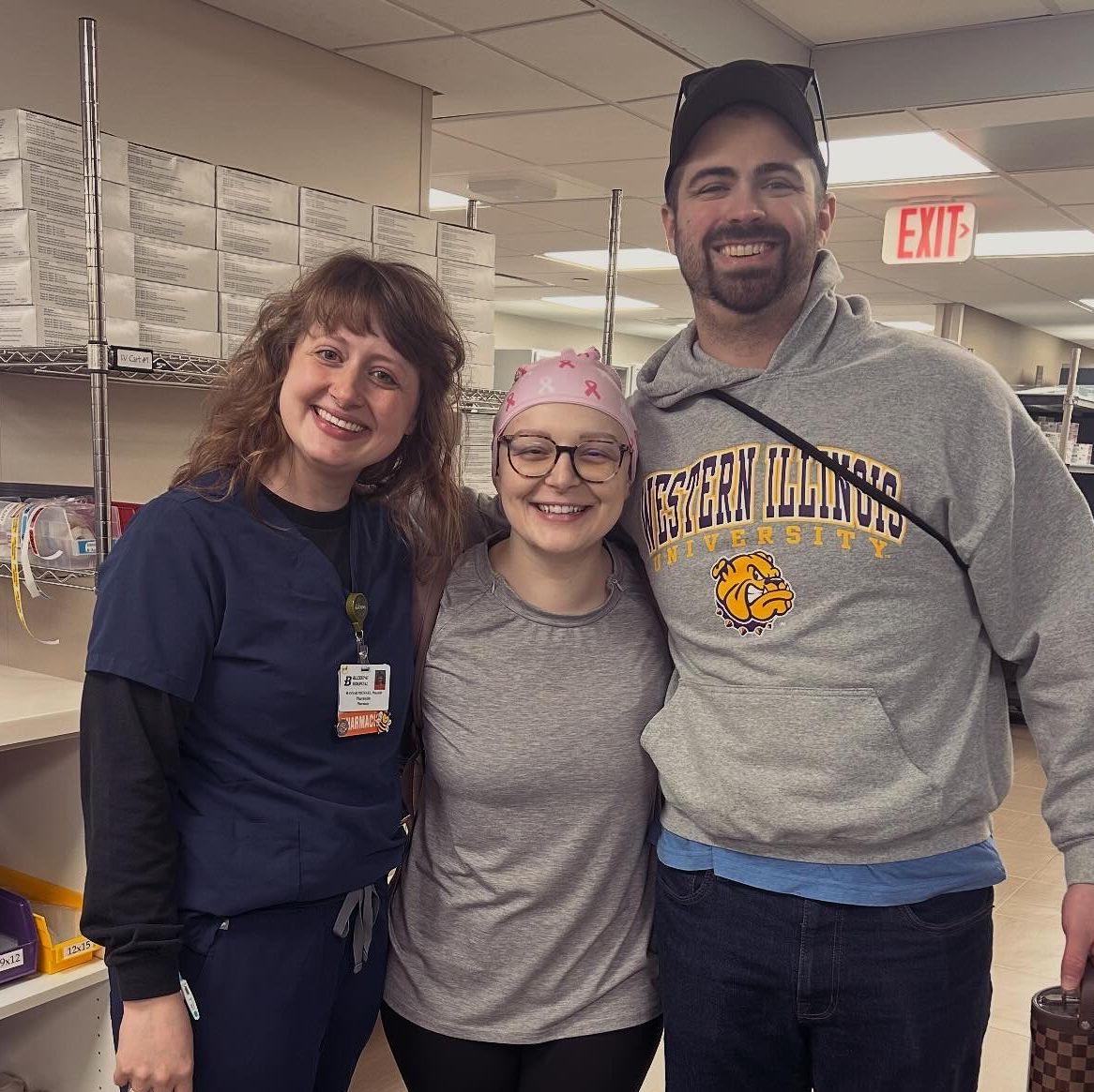 Celebrating finishing the Carbo/Taxol section of Shelby's chemo!!