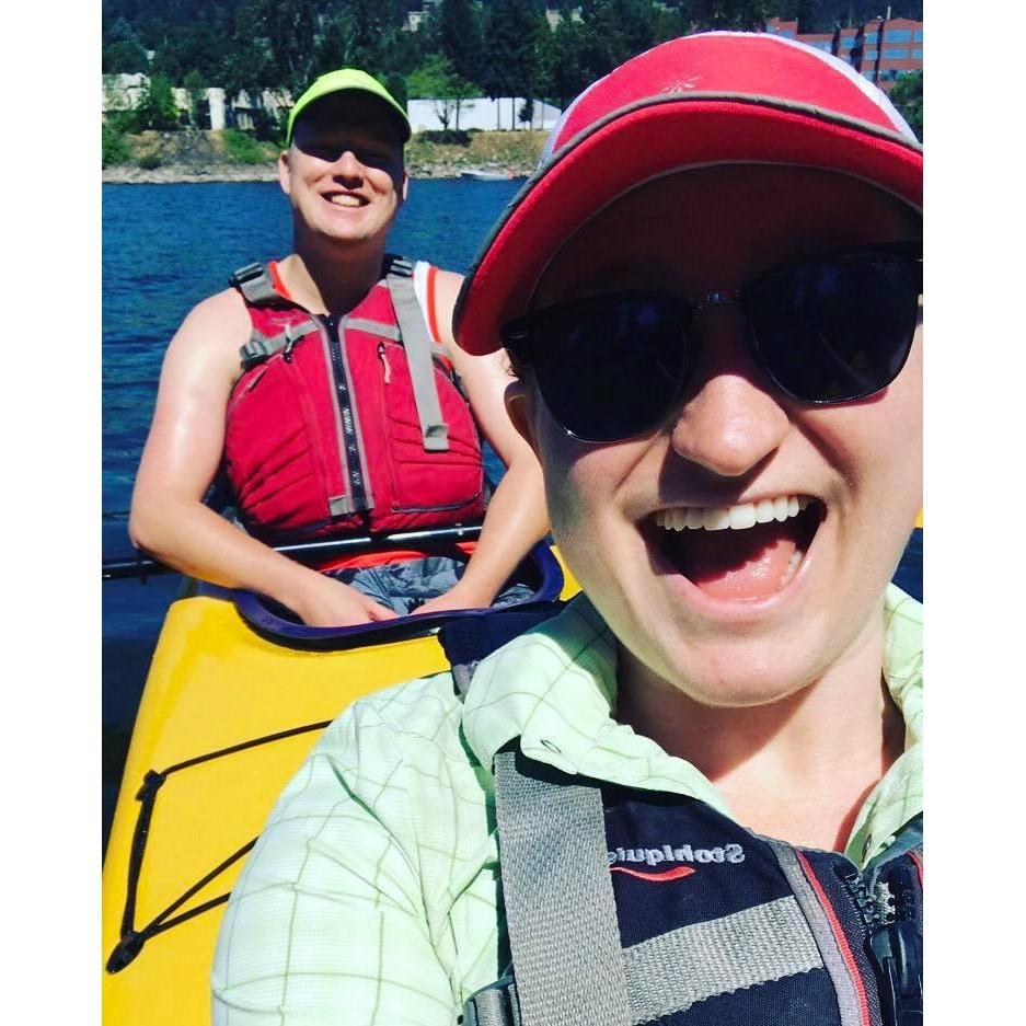 Kayaking on the Willamette River, July 2017