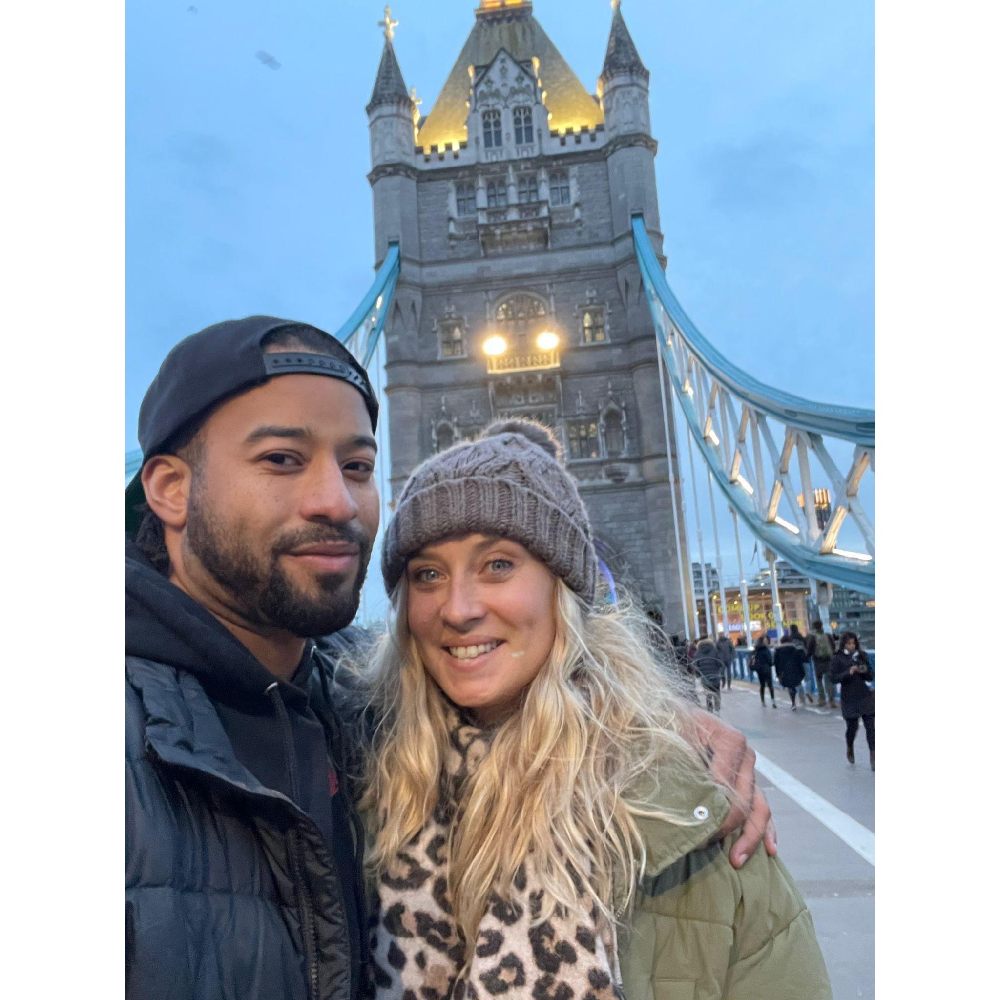Brads first trip to London