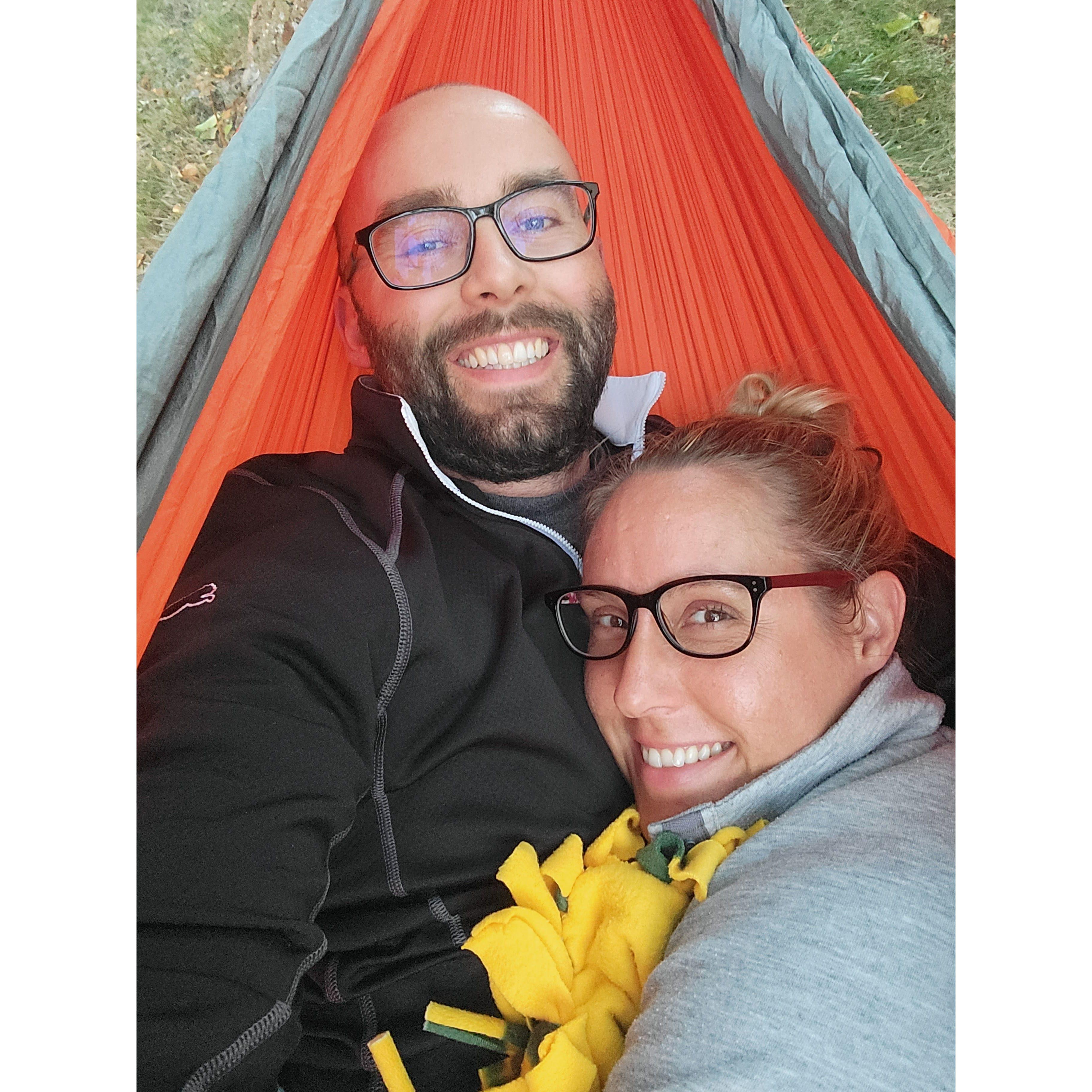 First time hammocking