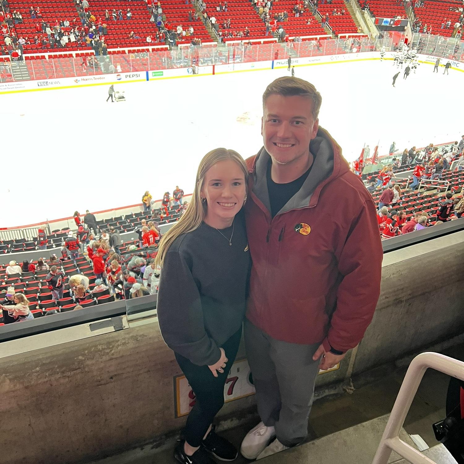 Our first NHL game