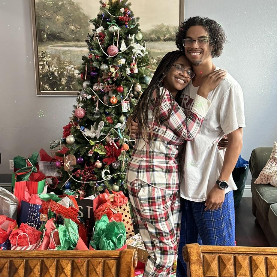 Our first Christmas spent together with family