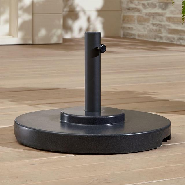 Large Charcoal Umbrella Stand with Wheels