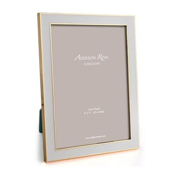 Gold Trim Chiffon Enamel Picture Frame - 5x7