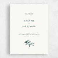 Green Wedding Save the Date - Kianna Bloom