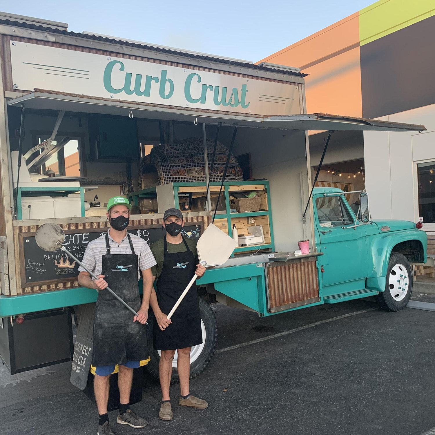 Pizza truck with Matt