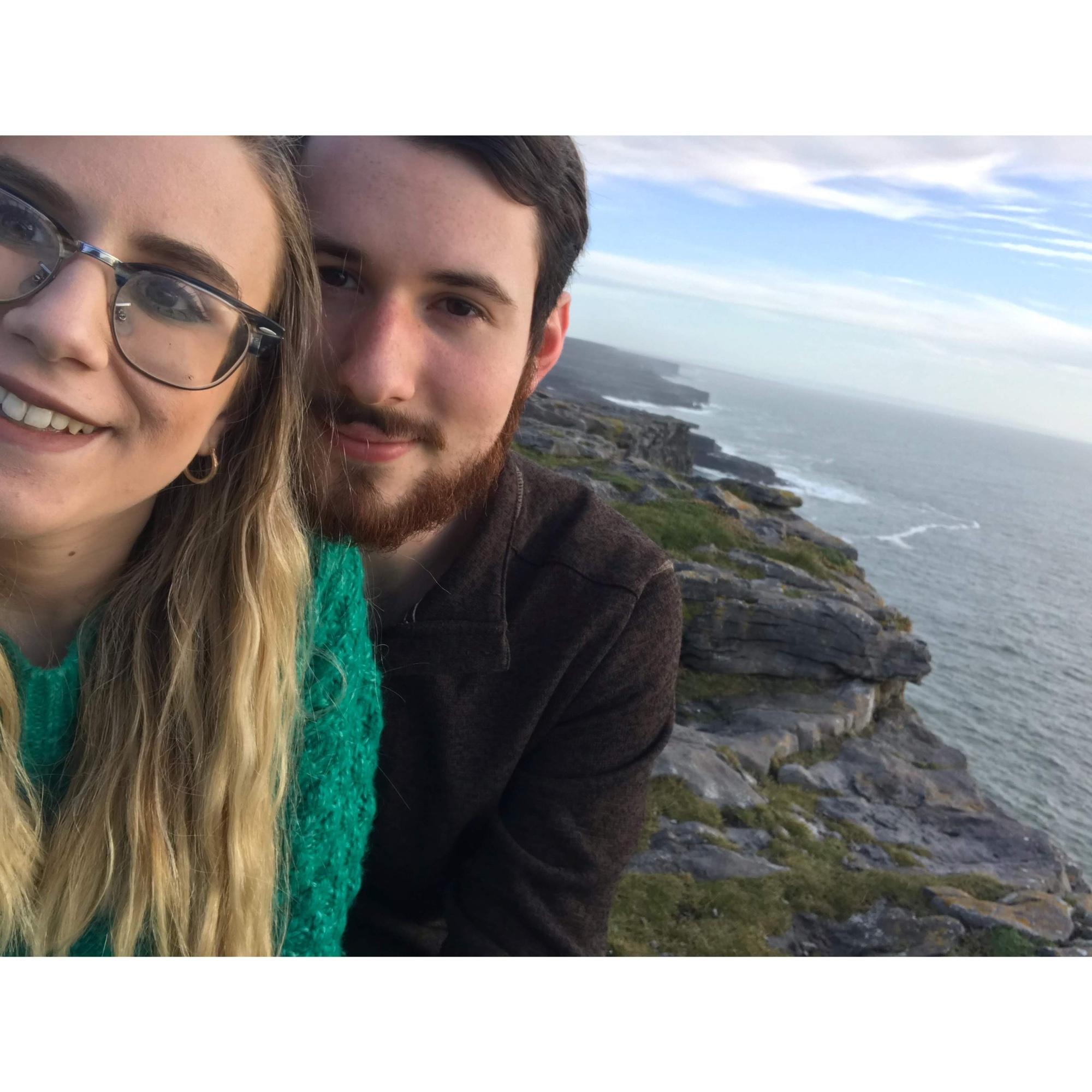 Natalie and David studied abroad in Galway, Ireland in 2020